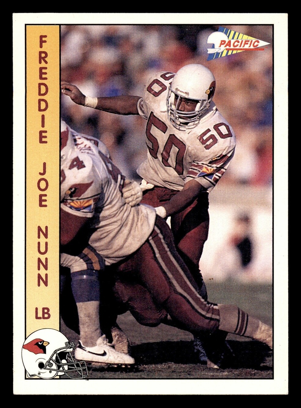 1992 Pacific #575 Freddie Joe Nunn Football Card Phoenix Cardinals